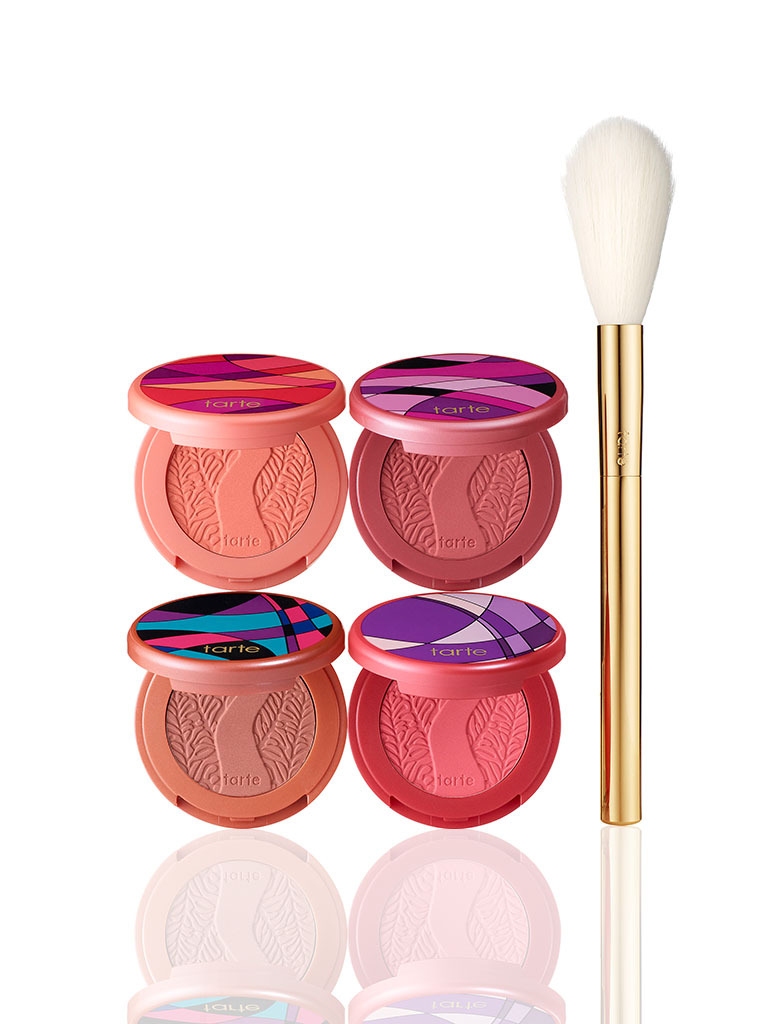 Tarte Sculpted Cheeks Deluxe Amazonian Clay Blush Set & Brush